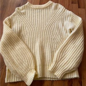 Womens yellow sweater